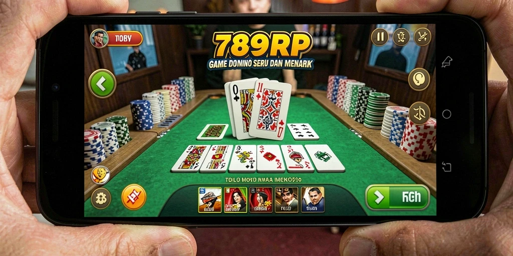 Tangkapan layar dari permainan Domino yang seru di 789RP.