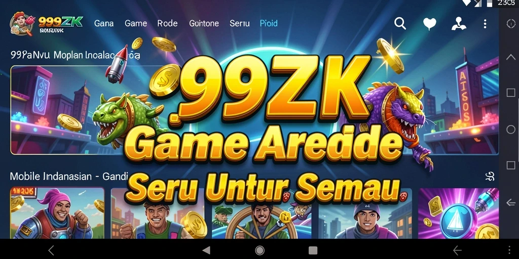 Tangkapan layar 999ZK menampilkan aksi gameplay Arcade yang seru.
