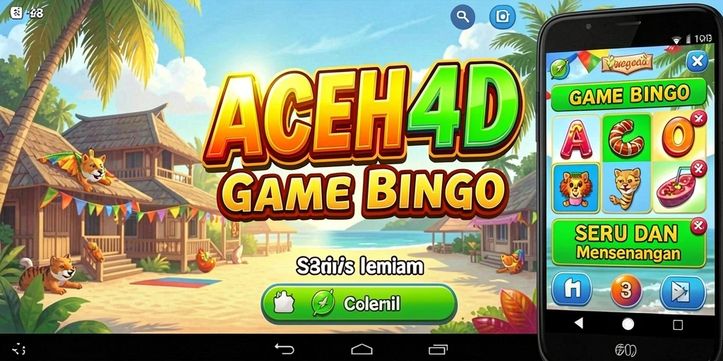 Screenshot ACEH4D menunjukkan gameplay Bingo yang seru dan interaktif.