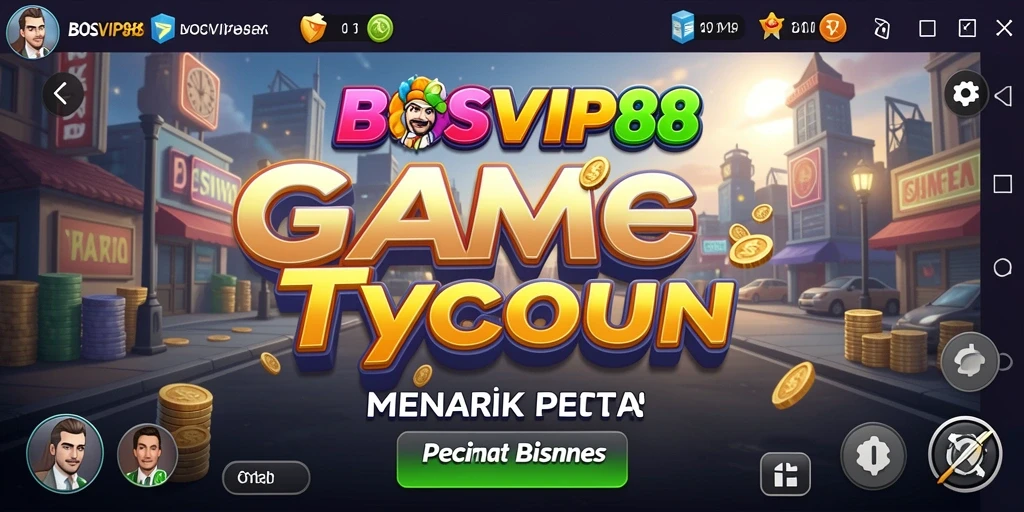 Screenshot utama BOSVIP88 menampilkan gameplay Tycoon yang menarik.