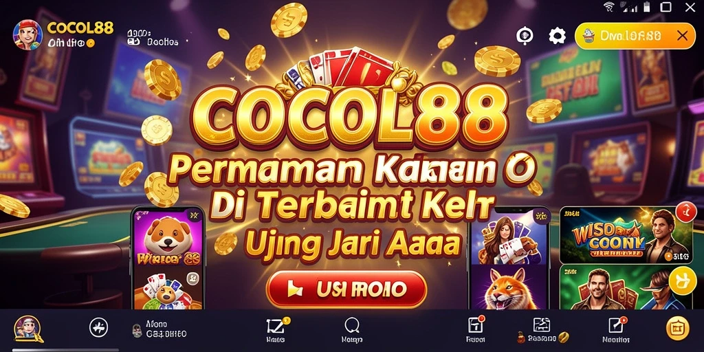 Tampilan gameplay COCOL88 yang menarik dan penuh warna.