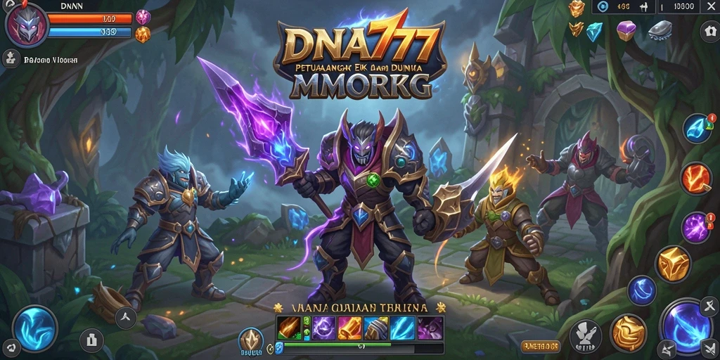 Tampilan gameplay DNA777 yang mendebarkan dalam dunia MMORPG.