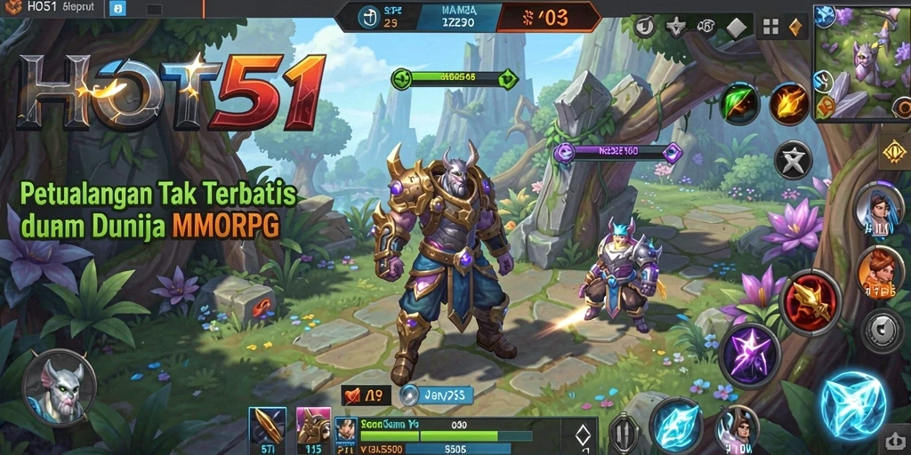 Gameplay HOT51 yang memukau dan penuh aksi.