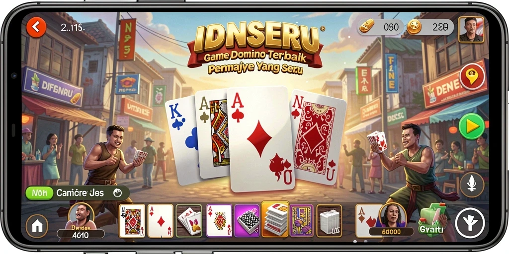 Screenshot IDNSERU menunjukkan gameplay seru dan interaksi antar pemain.