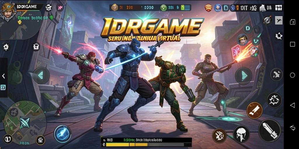 Tangkapan layar IDRGAME menampilkan aksi pertarungan yang intens.