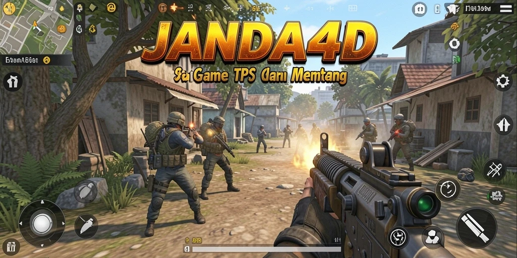 Gambaran gameplay seru di JANDA4D dengan aksi pertempuran yang intens.