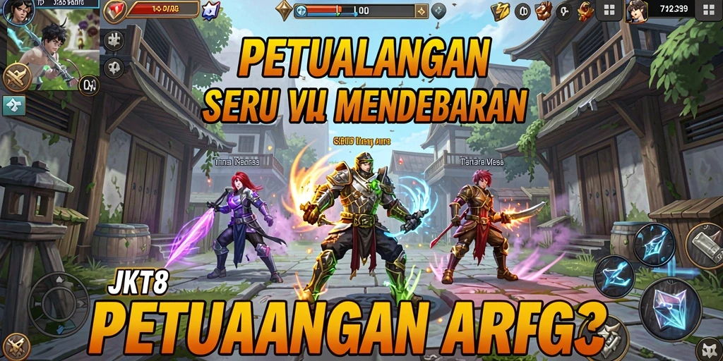 Gameplay seru dan grafik menawan dalam JKT8.