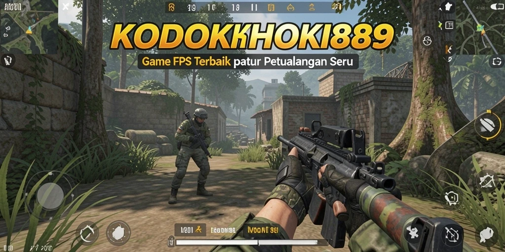 Screenshot gameplay KODOKHOKI889 yang menampilkan aksi menembak seru.
