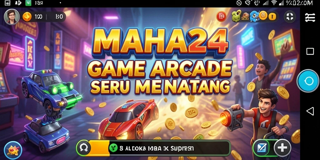 Screenshot gameplay seru dari MAHA24 yang menunjukkan aksi menantang.