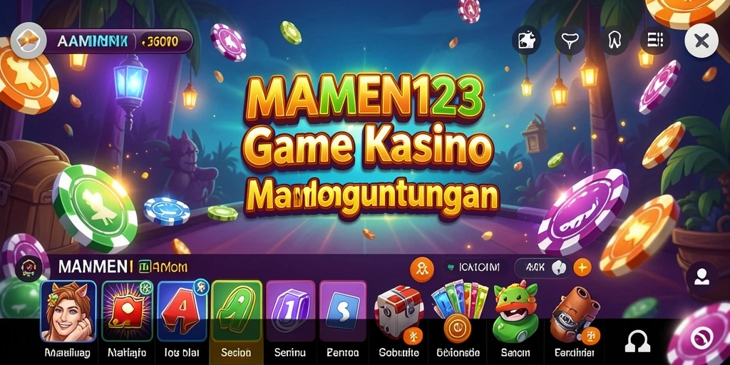 Tampilan menarik gameplay MAMEN123 yang seru.