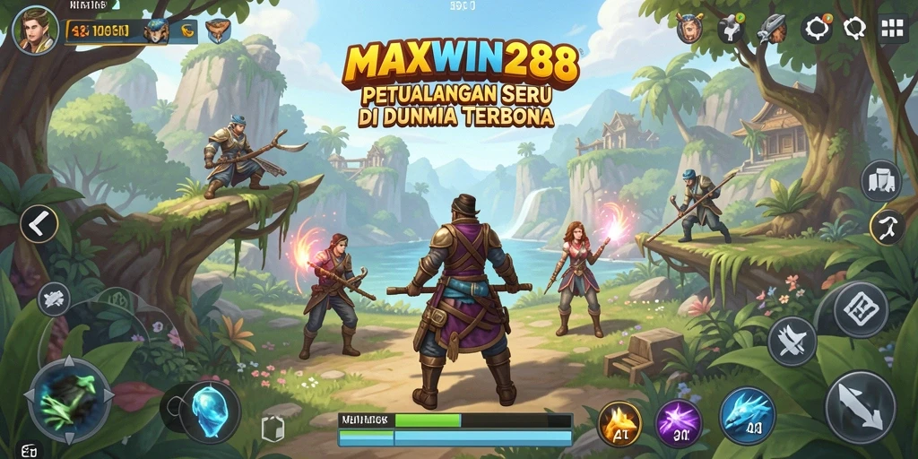 Tampilan gameplay Open World yang mendebarkan di MAXWIN288.