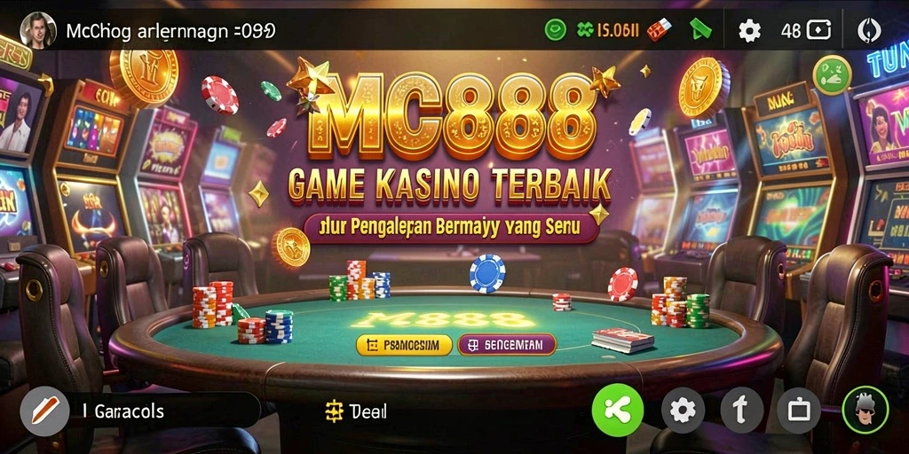 Tampilan menarik dari gameplay Kasino di MC888.