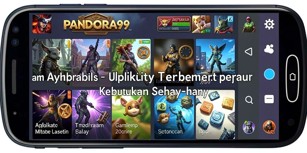Tampilan antarmuka utama PANDORA99 dengan fitur Utility yang menarik.