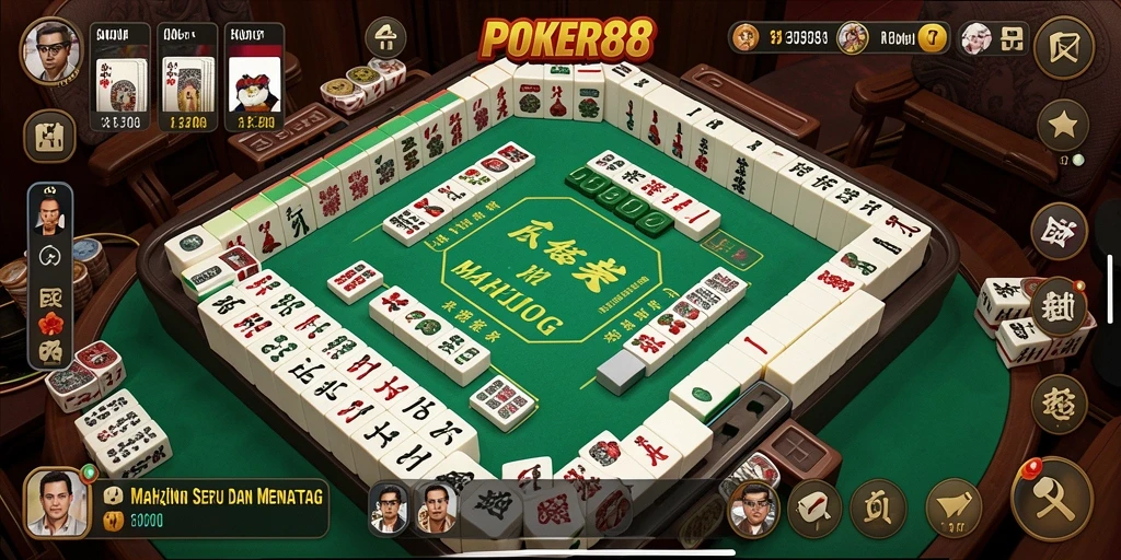 Tampilan utama POKER88 dengan gameplay Mahjong yang menarik.