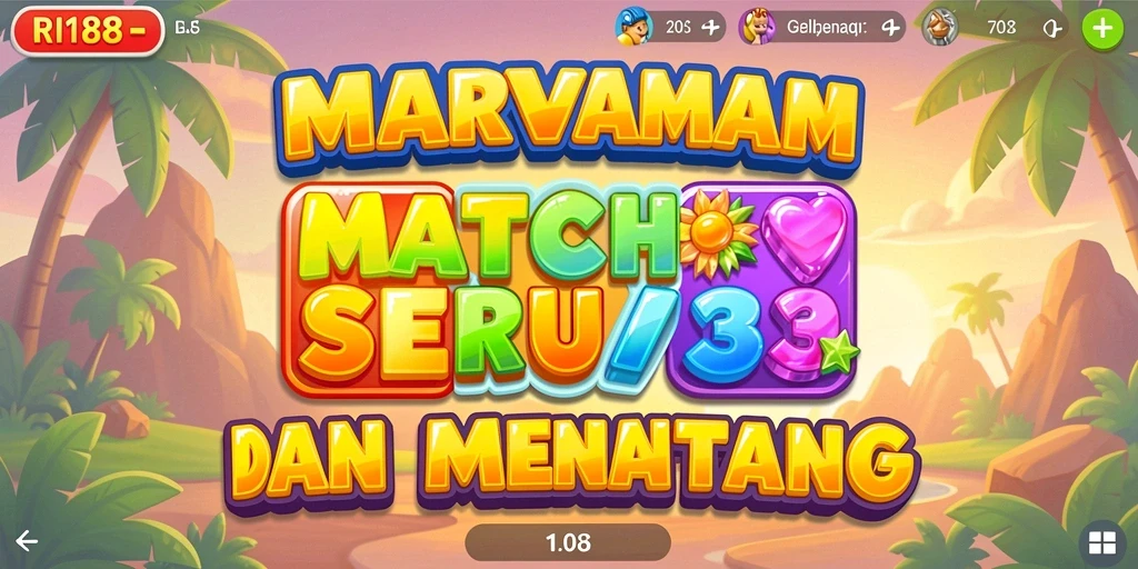 Tangkapan layar yang menampilkan gameplay seru RI188 Match-3.