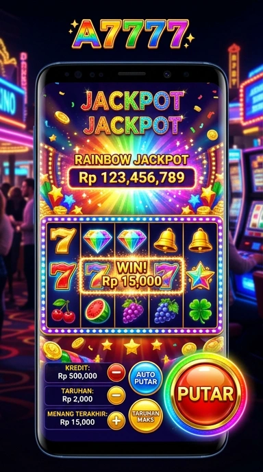 Tampilan antarmuka pengguna a7777 yang intuitif.